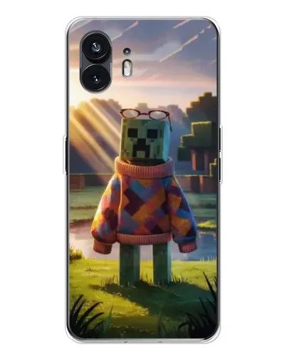Чехол для Nothing Phone 3 с картинкой «Крипер в свитере»