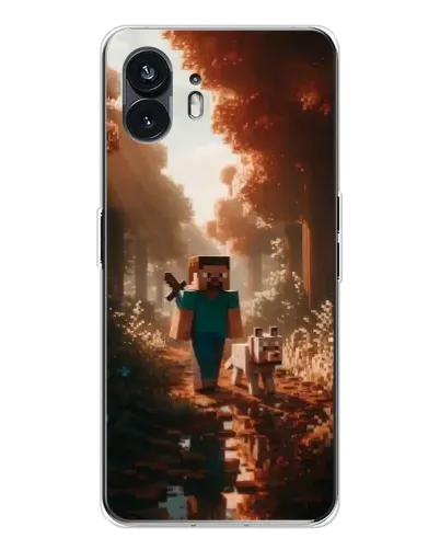 Чехол для Nothing Phone 3 с картинкой «Стив в лесу»