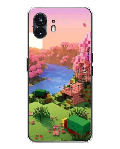 Чехол для Nothing Phone 3 с картинкой «Розовое дерево Minecraft»