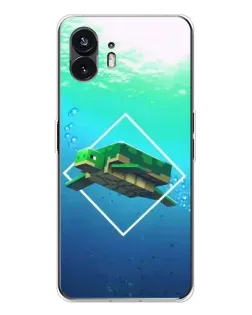 Чехол для Nothing Phone 3 с картинкой «Черепаха Minecraft»