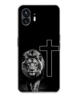 Чохол для Nothing Phone 3 з картинкою «Лев та Хрест»