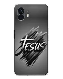Чехол для Nothing Phone 3 с картинкой «Надпись Jesus Graffiti»