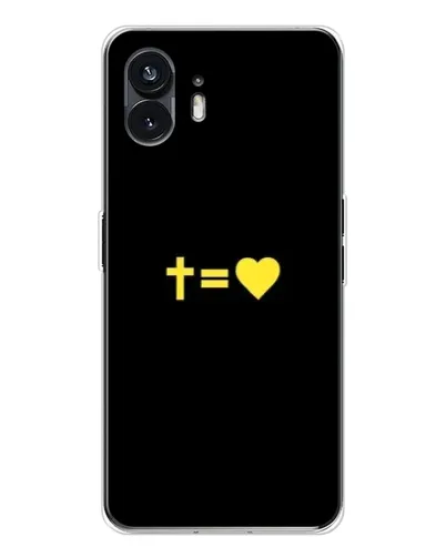 Чехол для Nothing Phone 3 с картинкой «Сердце и Крест» Чехол для Nothing Phone 3 с картинкой «Сердце и Крест»
