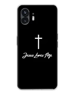 Чехол для Nothing Phone 3 с картинкой «Иисус любит тебя»