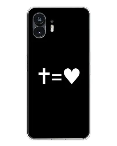 Чехол для Nothing Phone 3 с картинкой «Крест и Сердце» Чехол для Nothing Phone 3 с картинкой «Крест и Сердце»