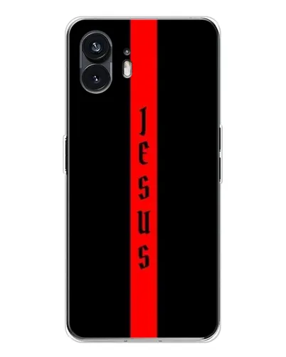Чехол для Nothing Phone 3 с картинкой «Красная линия веры» Чехол для Nothing Phone 3 с картинкой «Красная линия веры»