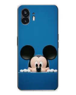 Чехол для Nothing Phone 3 с картинкой «Микки выглядывает»