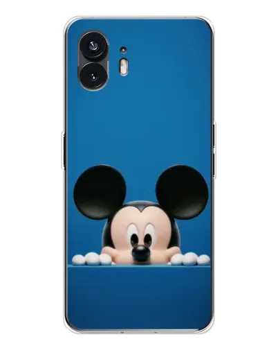 Чехол для Nothing Phone 3 с картинкой «Микки выглядывает» Чехол для Nothing Phone 3 с картинкой «Микки выглядывает»