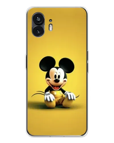 Чехол для Nothing Phone 3 с картинкой «Микки на желтом» Чехол для Nothing Phone 3 с картинкой «Микки на желтом»