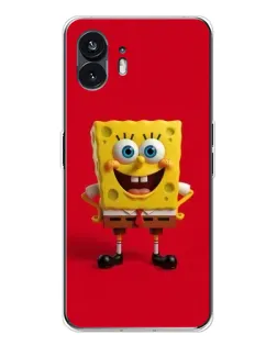 Чехол для Nothing Phone 3 с картинкой «Спанч Боб на красном»
