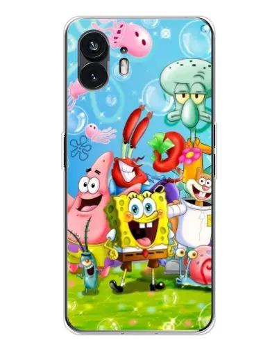 Чехол для Nothing Phone 3 с картинкой «Губка Боб и друзья» Чехол для Nothing Phone 3 с картинкой «Губка Боб и друзья»
