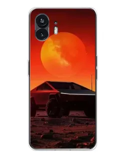 Чехол для Nothing Phone 3 с картинкой «Cybertruck на Марсе»