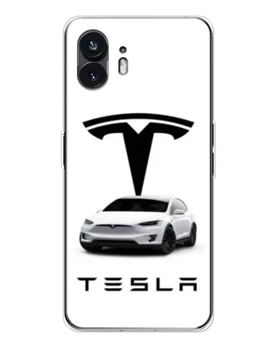 Чехол для Nothing Phone 3 с картинкой «Tesla White Style»