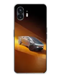 Чехол для Nothing Phone 3 с картинкой «Cybertruck в пустыне»