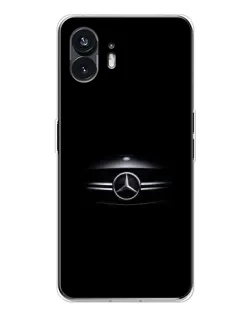 Чехол для Nothing Phone 3 с картинкой «Mercedes — абстрактные линии»
