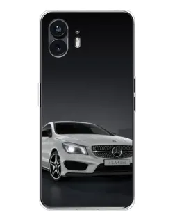 Чехол для Nothing Phone 3 с картинкой «Mercedes AMG GT Silver»