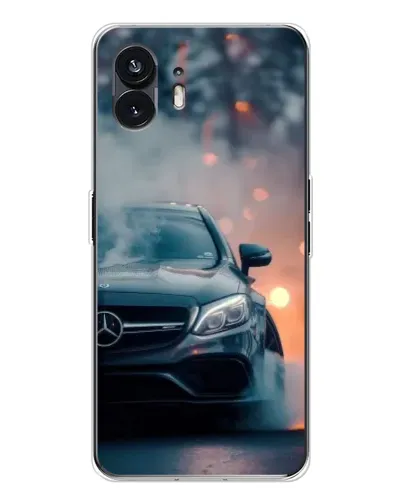 Чехол для Nothing Phone 3 с картинкой «Mercedes — ночной город»