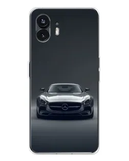 Чехол для Nothing Phone 3 с картинкой «Mercedes на черном»