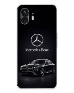 Чехол для Nothing Phone 3 с картинкой «Mercedes — решетка радиатора»