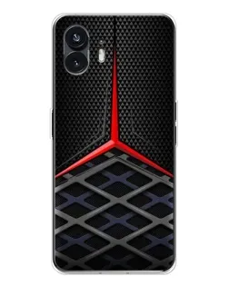 Чехол для Nothing Phone 3 с картинкой «Mercedes Carbon Grid»