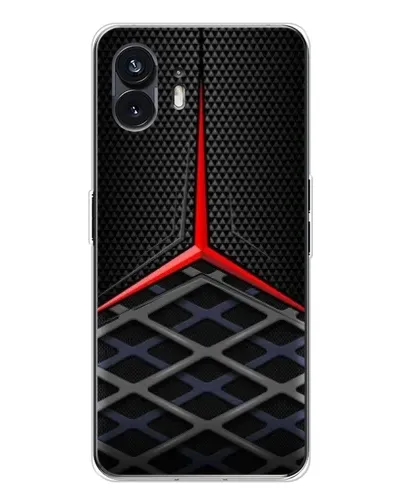 Чехол для Nothing Phone 3 с картинкой «Mercedes Carbon Grid»