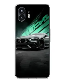 Чехол для Nothing Phone 3 с картинкой «Темный Mercedes AMG»