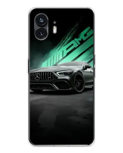Чехол для Nothing Phone 3 с картинкой «Темный Mercedes AMG»