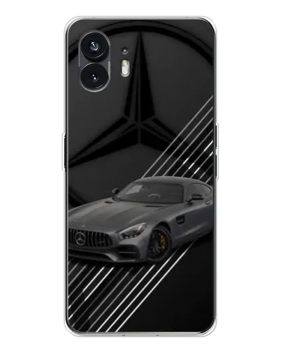 Чехол для Nothing Phone 3 с картинкой «Mercedes AMG — графика»
