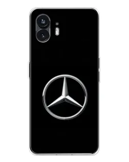 Чехол для Nothing Phone 3 с картинкой «Mercedes классический лого»