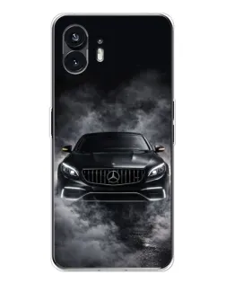 Чехол для Nothing Phone 3 с картинкой «Mercedes в дыму»