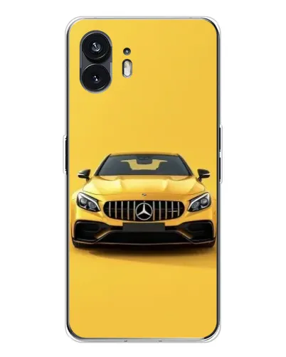 Чехол для Nothing Phone 3 с картинкой «Желтый Mercedes GT»