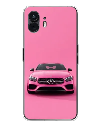 Чехол для Nothing Phone 3 с картинкой «Розовый Mercedes AMG» Чехол для Nothing Phone 3 с картинкой «Розовый Mercedes AMG»