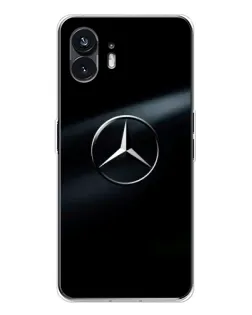 Чехол для Nothing Phone 3 с картинкой «Mercedes на металле» Чехол для Nothing Phone 3 с картинкой «Mercedes на металле»