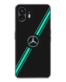 Чехол для Nothing Phone 3 с картинкой «Спортивные линии Mercedes» Чехол для Nothing Phone 3 с картинкой «Спортивные линии Mercedes»