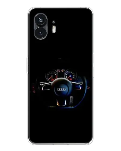 Чехол для Nothing Phone 3 с картинкой «Салон Audi — руль» Чехол для Nothing Phone 3 с картинкой «Салон Audi — руль»