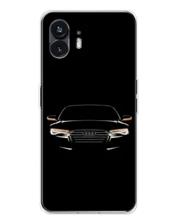 Чехол для Nothing Phone 3 с картинкой «Audi — ночной контур»