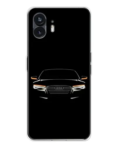Чехол для Nothing Phone 3 с картинкой «Audi — ночной контур» Чехол для Nothing Phone 3 с картинкой «Audi — ночной контур»