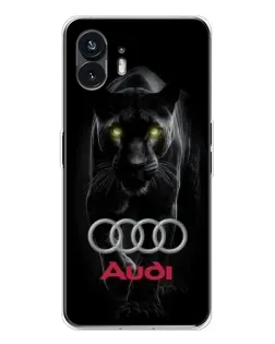 Чехол для Nothing Phone 3 с картинкой «Пантера и Audi»