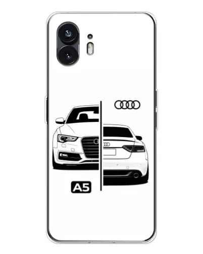 Чехол для Nothing Phone 3 с картинкой «Audi — контрастный дизайн» Чехол для Nothing Phone 3 с картинкой «Audi — контрастный дизайн»