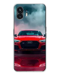 Чехол для Nothing Phone 3 с картинкой «Audi RS — красный стиль»