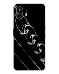 Чехол для Nothing Phone 3 с картинкой «Audi — абстрактные кольца»