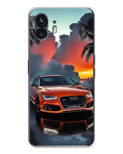 Чехол для Nothing Phone 3 с картинкой «Audi — закат» Чехол для Nothing Phone 3 с картинкой «Audi — закат»