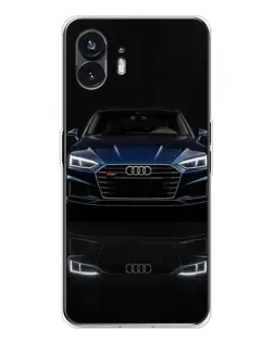 Чехол для Nothing Phone 3 с картинкой «Audi — ночное отражение»