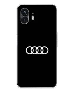 Чехол для Nothing Phone 3 с картинкой «Audi White Logo»