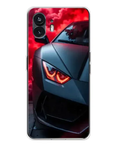 Чехол для Nothing Phone 3 с картинкой «Lamborghini красное сияние»