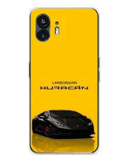 Чехол для Nothing Phone 3 с картинкой «Lamborghini Huracan черный»