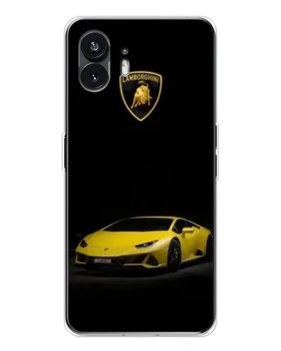 Чехол для Nothing Phone 3 с картинкой «Lamborghini желтый акцент»