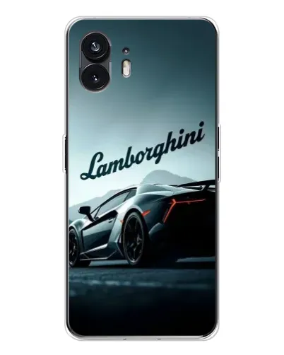 Чехол для Nothing Phone 3 с картинкой «Классическая надпись Lamborghini»