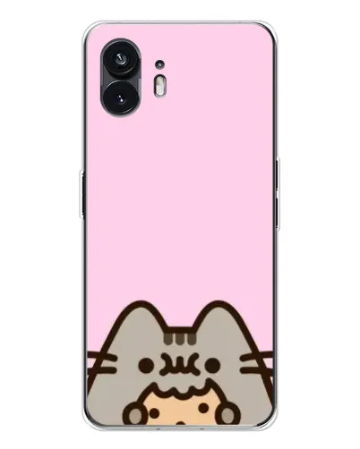 Чехол для Nothing Phone 3 с картинкой «Pusheen и печенье»