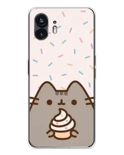 Чехол для Nothing Phone 3 с картинкой «Пушин с кексом»
